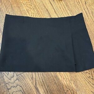 Miaou Black Mini Skirt with small slit Size M